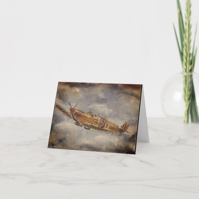 Spitfire Hälsning Card Kort (Framsida)
