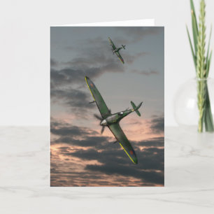 Spitfire i Dusk Kort