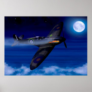 Spitfire kommer hem poster