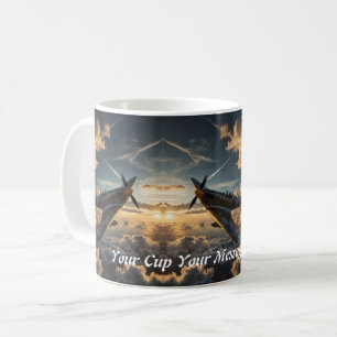 Spitfire Legacy: A Tribute to WWII Aviation Kaffemugg