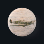Spitfire-märke Knapp<br><div class="desc">Spitfire Round BadgeDesign av GJLC JACKCRISP-STORE</div>