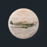 Spitfire-märke Knapp<br><div class="desc">Spitfire Round BadgeDesign av GJLC JACKCRISP-STORE</div>