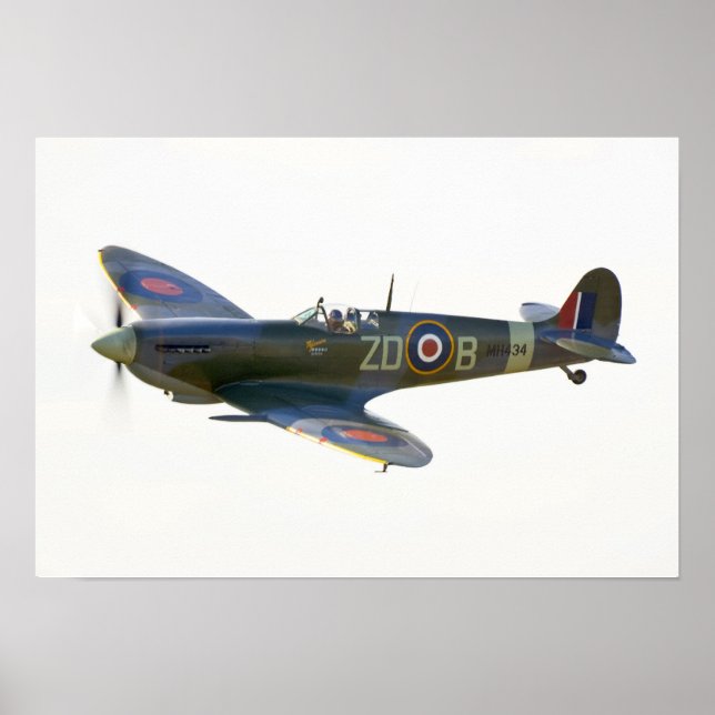 Spitfire MH-434 Poster (Framsidan)