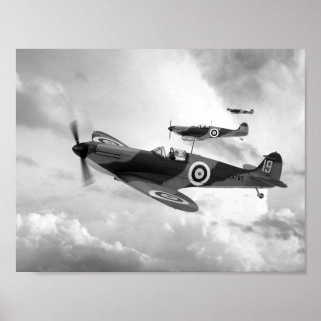 Spitfire Mk I Poster (Framsidan)