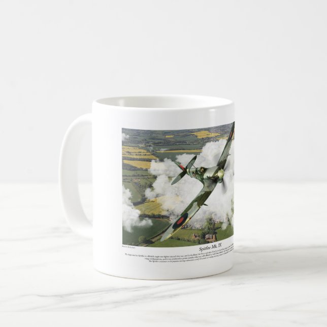 Spitfire Mk. IX Kaffemugg (Framsida vänster)
