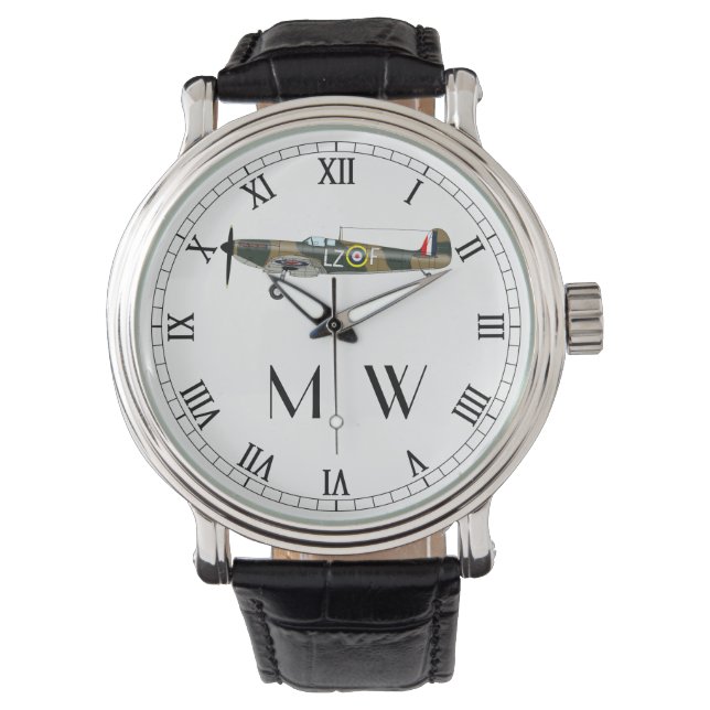Spitfire | Monogrammet Armbandsur (Framsida)