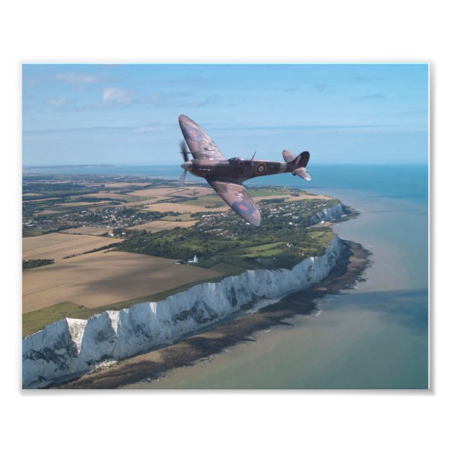 Spitfire över England Fototryck (Framsidan)