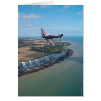 Spitfire över England Hälsningskort