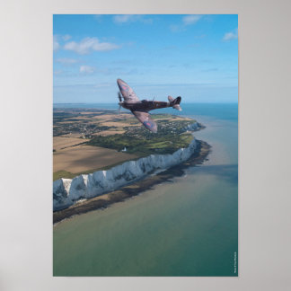 Spitfire över England Poster
