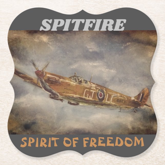 Spitfire Papper Underlägg (Framsida)