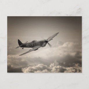 Spitfire Patrol Vykort
