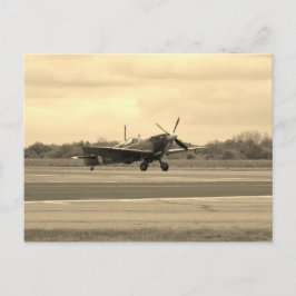 Spitfire Sepiatone Vykort