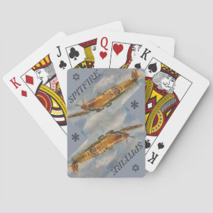 Spitfire-spelkort - blå ♥️ casinokort