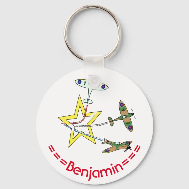 Spitfire Star-Nyckelring Nyckelring (Framsida)