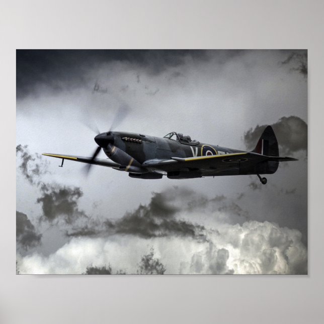 Spitfire TE311 Poster (Framsidan)