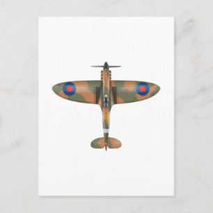 spitfire top-vy vykort
