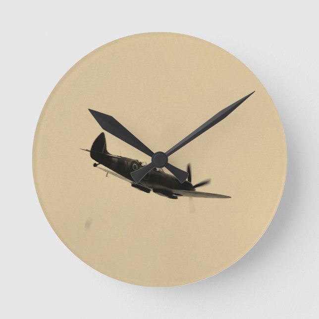 Spitfire-utbildning i flykten rund klocka (Framsida)