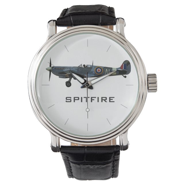SPITFIRE | WWII-vintage för luftfartyg Armbandsur (Framsida)