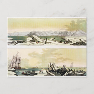 Spitsbergen med "Dorothea" (färg en Vykort