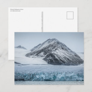 Spitsbergen Svalbard liggande foto Vykort