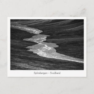 Spitsbergen Svalbard liggande foto Vykort