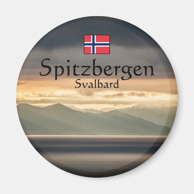 Spitsbergen Svalbard Magnet (Framsidan)