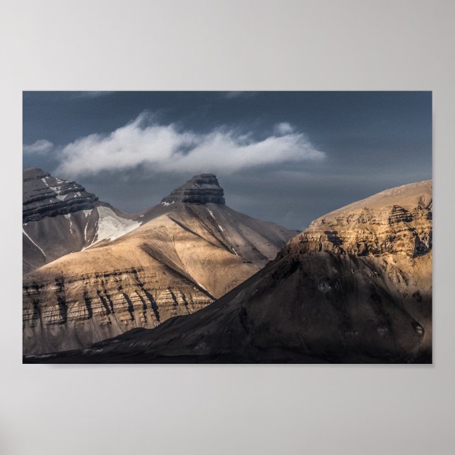 Spitsbergen Svalbard Poster (Framsidan)