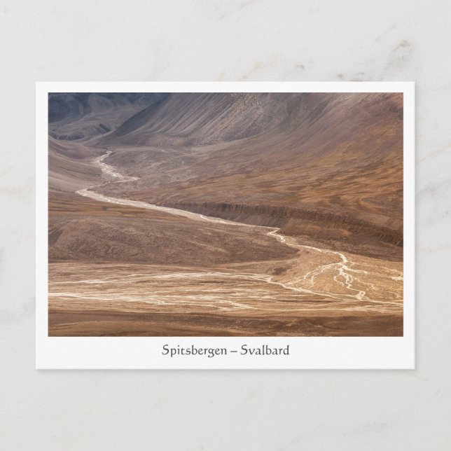 Spitsbergen Svalbard Vykort (Framsida)