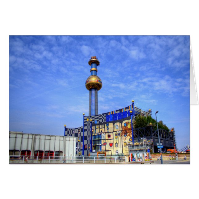 Spittelau Hundertwasser OBS Kort (Framsidan Horizontal)