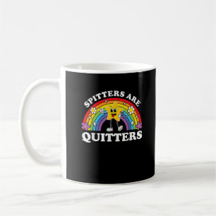 Spitters är kvartsparter. Olämplig Edgy Vuxen Hum Kaffemugg