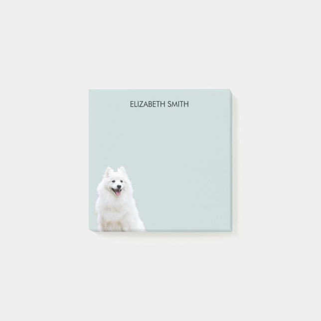 Spitz American Eskimo Hund Post-it Block (Framsida)