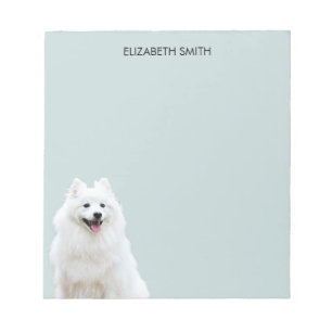 Spitz American Eskimo Hund Post-it Notes Anteckningsblock
