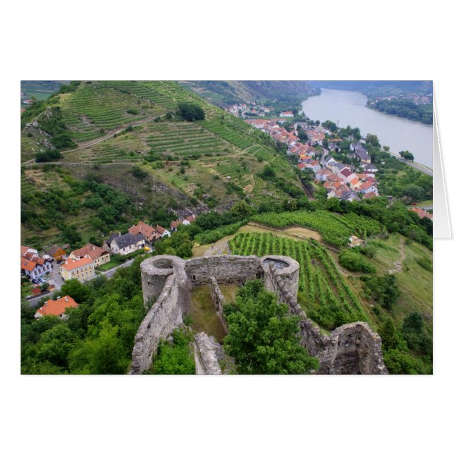 Spitz an der Donau Hälsningskort (Framsidan Horizontal)