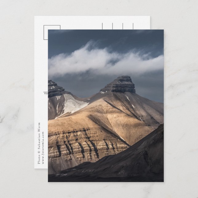 Spitzbergen Svalbard Vykort (Fram/baksida)