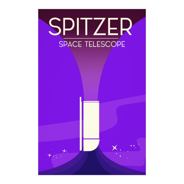 Spitzer-rymdteleskopet Fototryck (Framsidan)