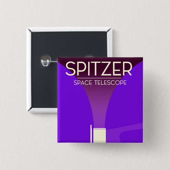 Spitzer-rymdteleskopet Knapp (Framsida & baksida)