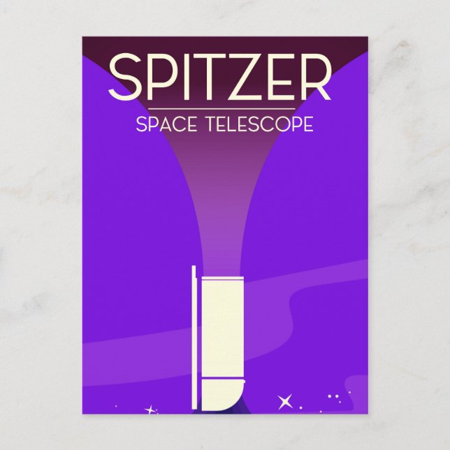 Spitzer-rymdteleskopet Vykort (Framsida)
