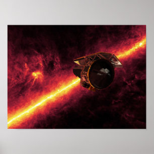 Spitzer som ses mot den infraröda himmlen 2 poster