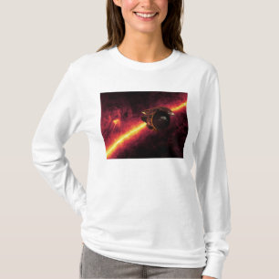 Spitzer som ses mot den infraröda himmlen 2 t shirt