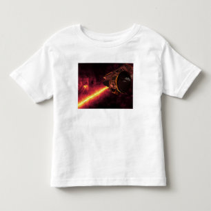 Spitzer som ses mot den infraröda himmlen tee shirt