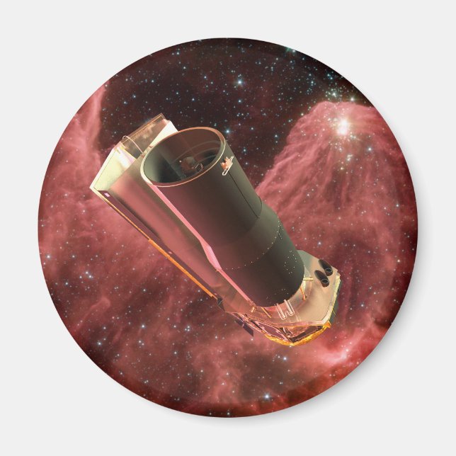 Spitzer Space Telescope-årsdag Magnet (Framsidan)