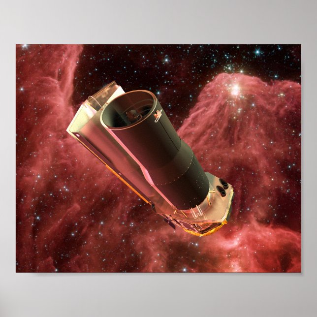 Spitzer Space Telescope-årsdag Poster (Framsidan)