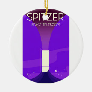 Spitzer Space Telescope Julgransprydnad Keramik