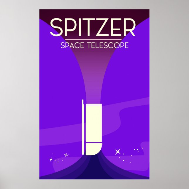 Spitzer Space Telescope Poster (Framsidan)