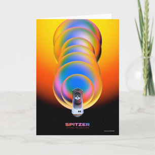 Spitzer Space Telescope Poster. Kort