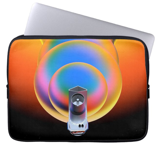 Spitzer Space Telescope Poster. Laptop Fodral (Framsidan)