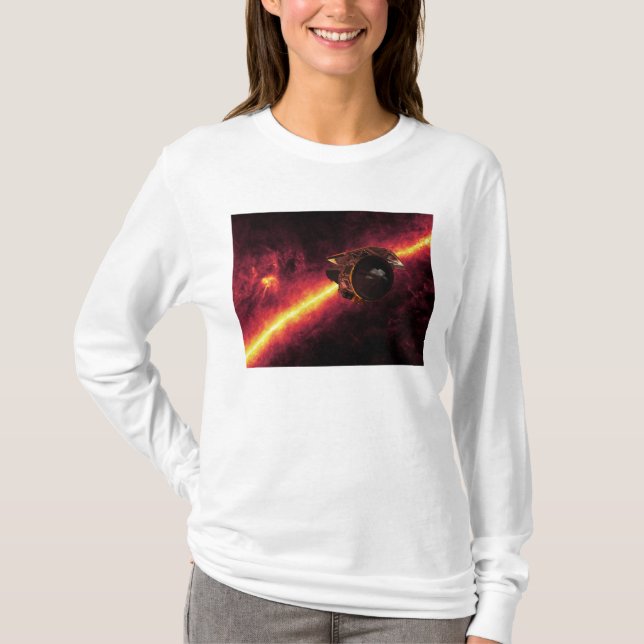 Spitzer synt mot infraröd himlar 2 t shirt (Framsida)