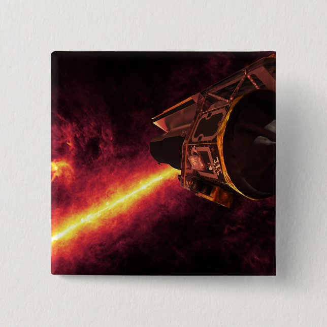 Spitzer synt mot infraröda himlar knapp (Framsida)