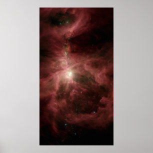 Spitzers Orion Poster