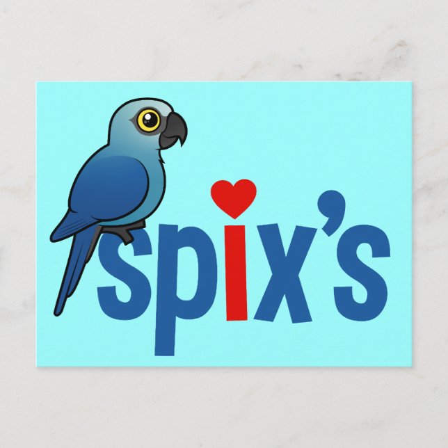 Spix's Kärlek Vykort (Framsida)